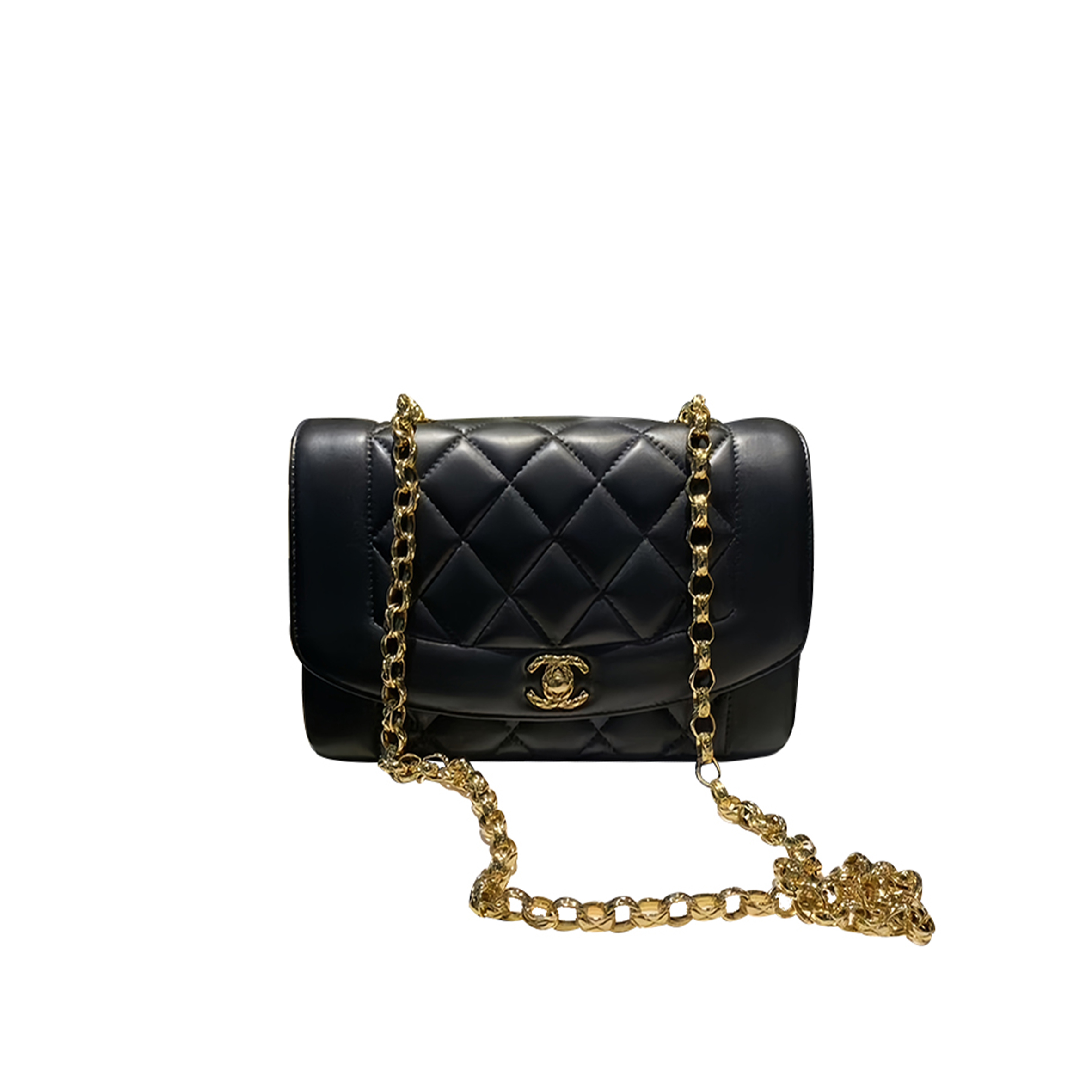 CHANEL LAMBSKIN FLAP SHOULDER BAG A2221 (23*13*7cm)